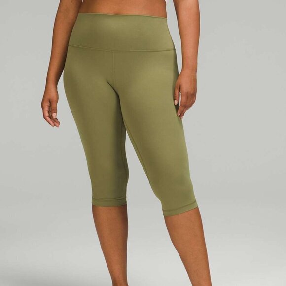 Lululemon Align High-Rise Crop 17"-Bronze Green- Size 8 (2022) - Picture 2 of 14